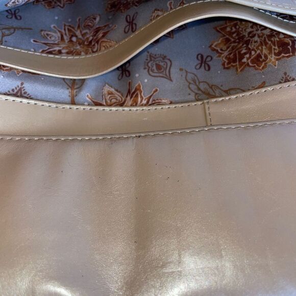 HOBO Metallic Gold Clutch Wallet - Picture 10 of 11